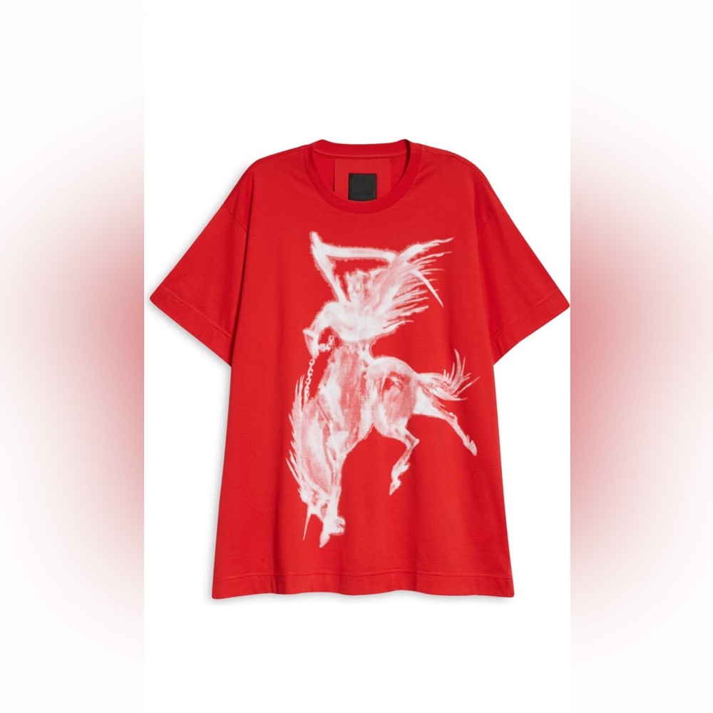 Givenchy Gothic Logo Print Oversize Tee